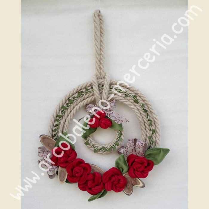 425 Ghirlanda Di Rose In...
