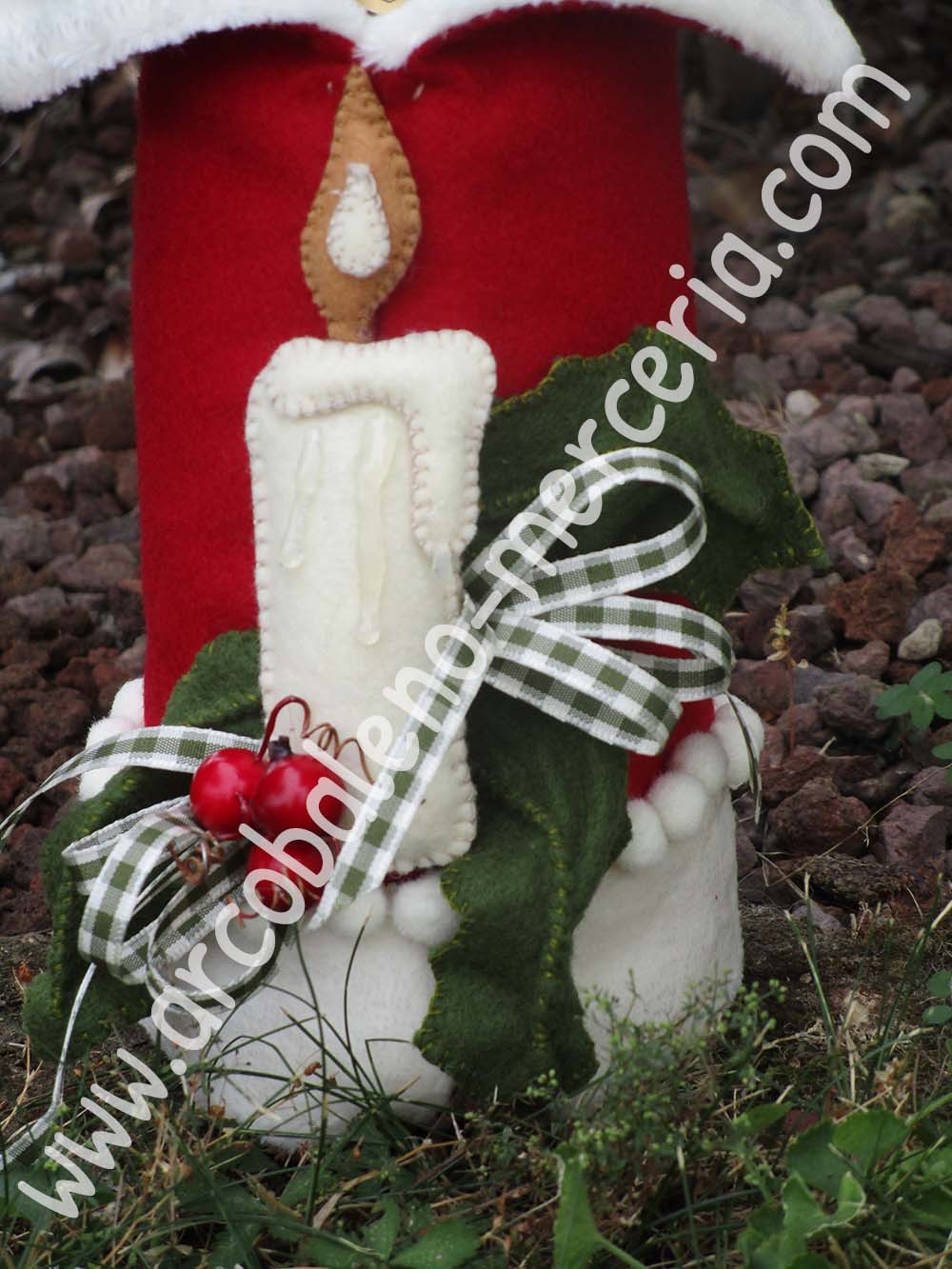 482 Copri bottiglia Babbo Natale