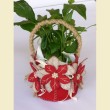Portafiori con stelle di Natale