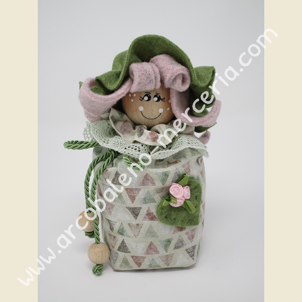 532 Bambolina con lavanda rosa