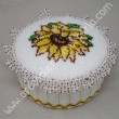 540 Scatola tonda con girasole