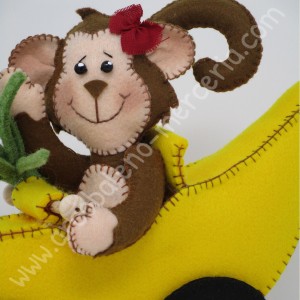 La scimmia cita e la sua banana mobile