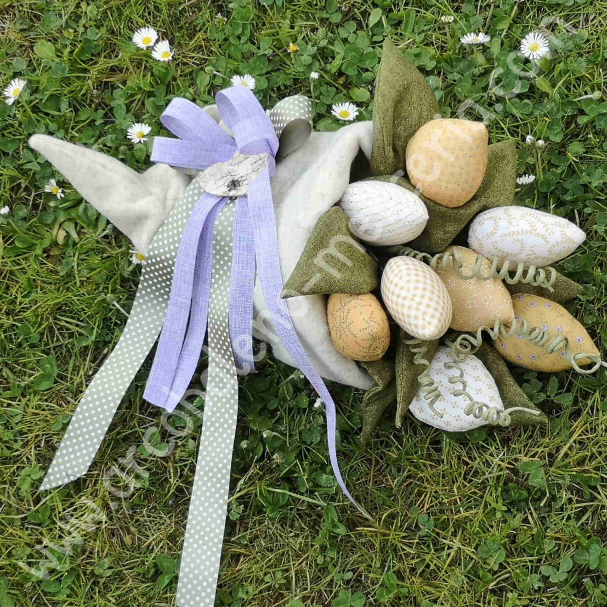 Tulipani in cotone con cornucopia