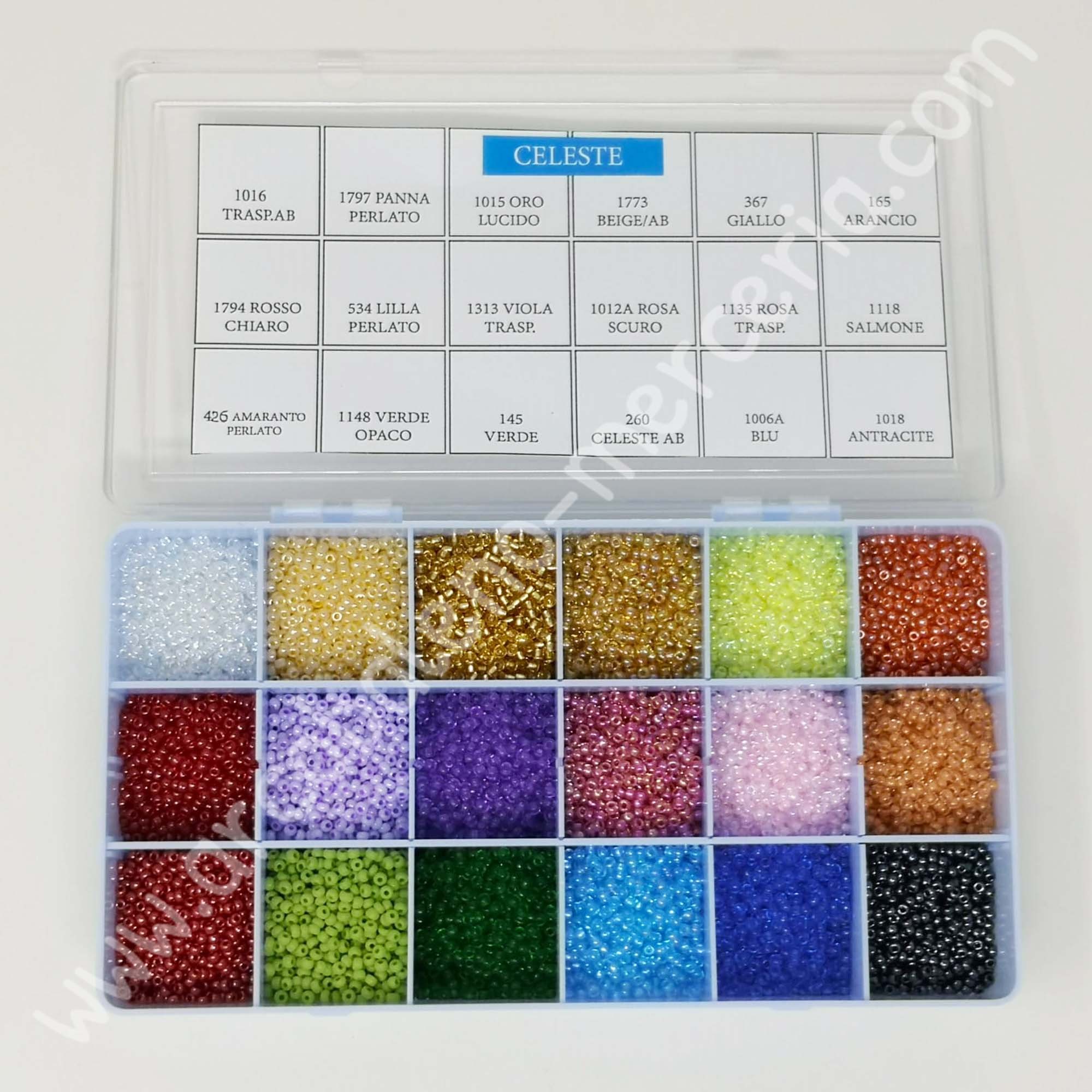 Kit assortimento perline miyuki 8/0