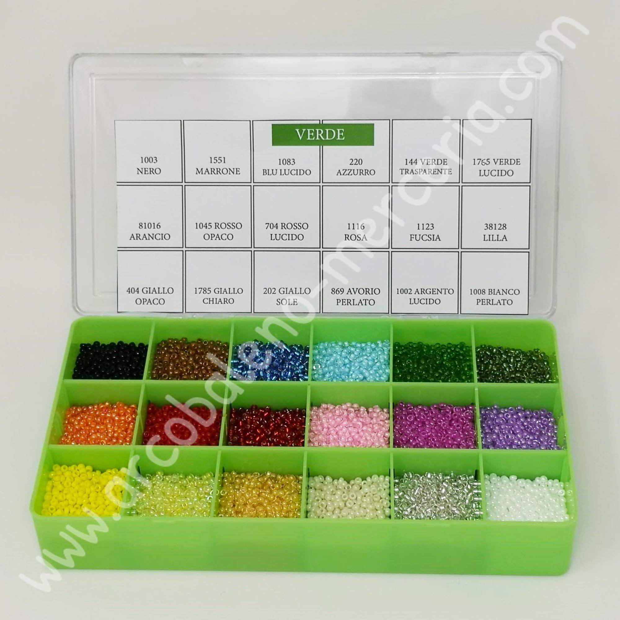 Kit assortimento perline miyuki 8/0