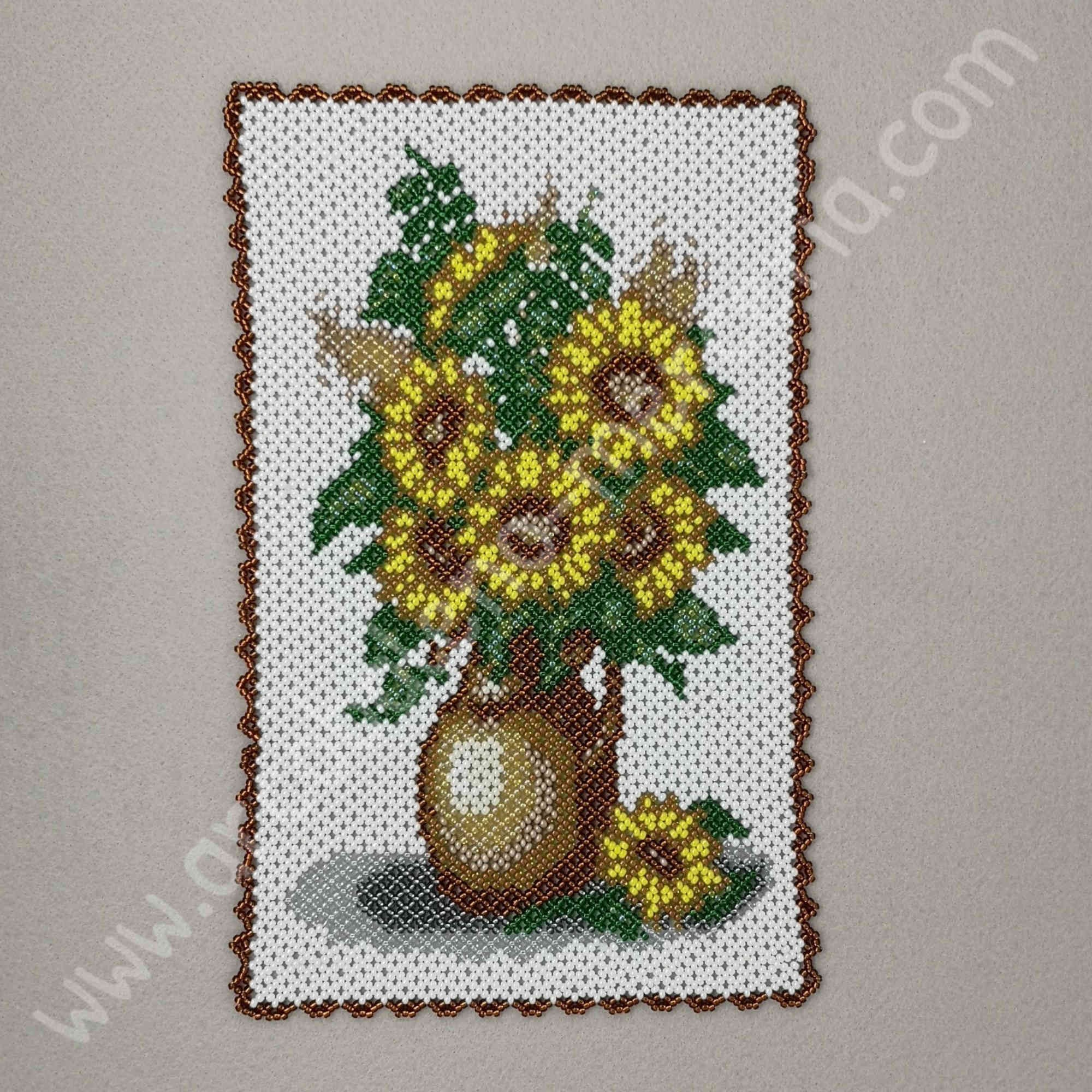 Vaso di girasoli