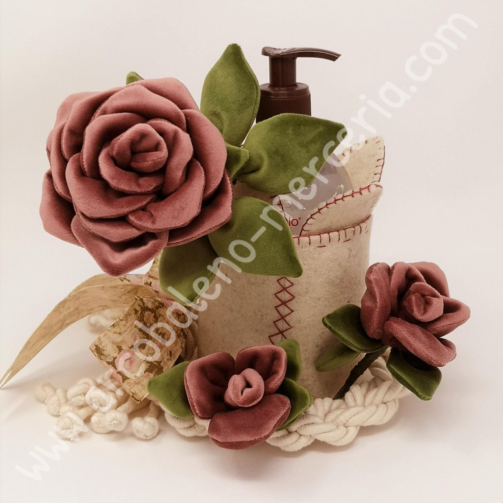 Porta igienizzante con rose