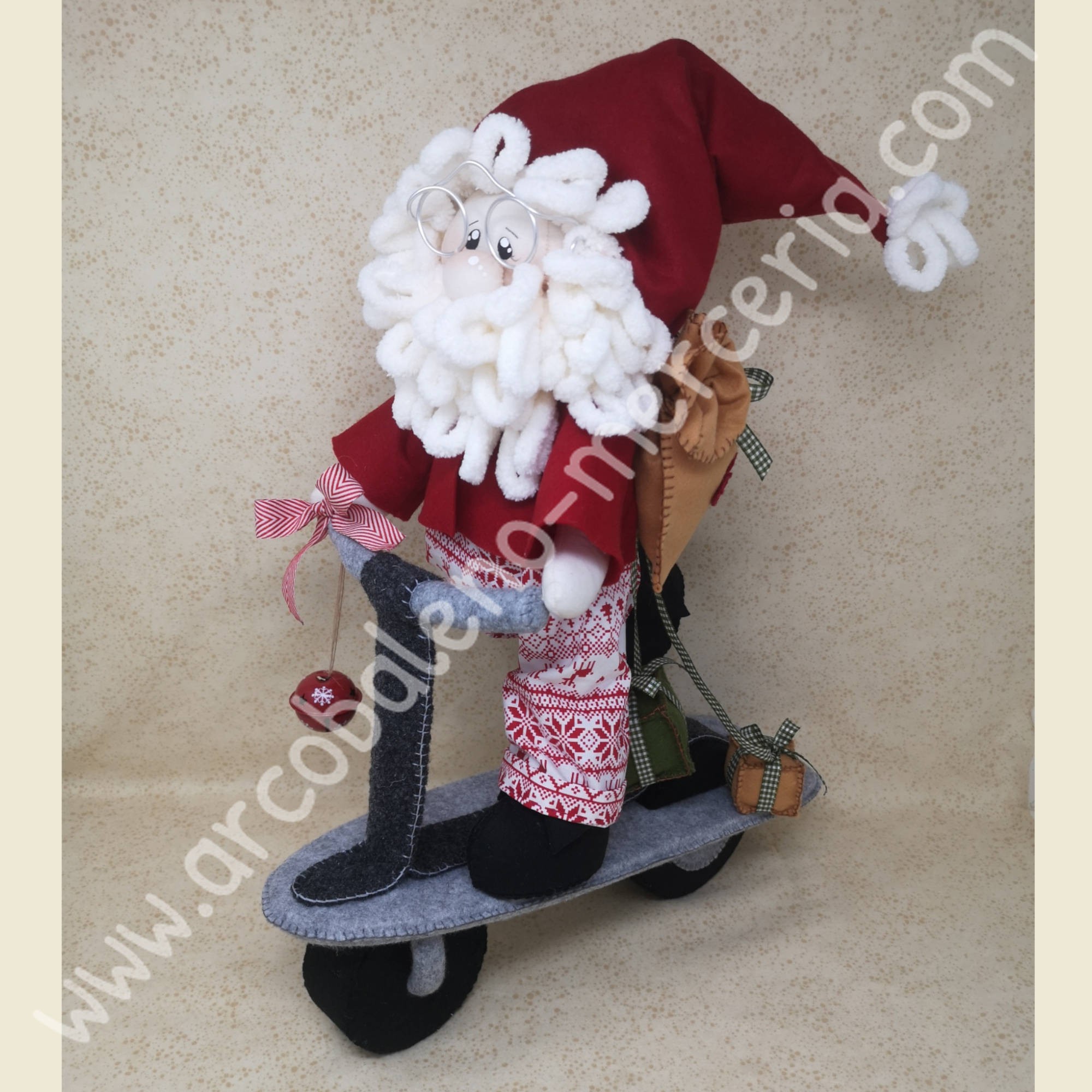 Babbo Natale con monopattino