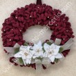 Ghirlanda cicciottosa con stelle di Natale
