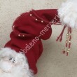 Babbo Natale seduto con il suo albero
