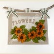 Copri forno con girasoli