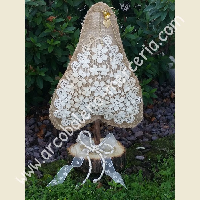 272 Albero Shabby Con Juta...