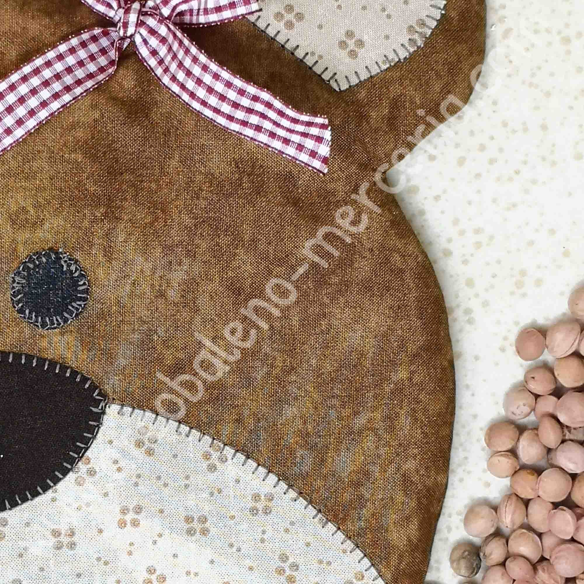 Sacchettino con noccioli a orsetto