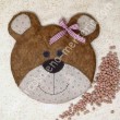 Sacchettino con noccioli a orsetto