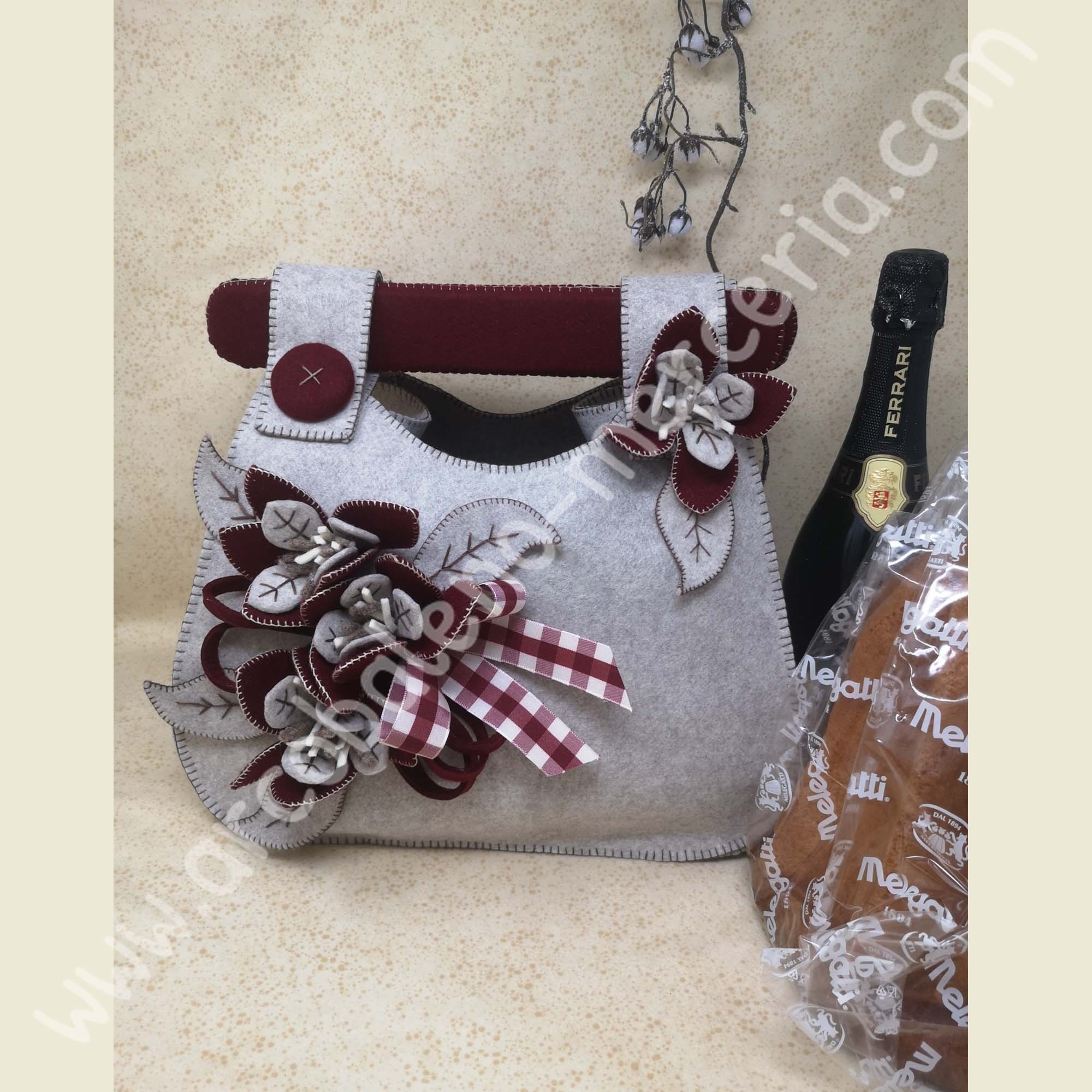 Borsa in feltro porta tutto