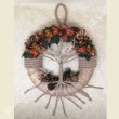 Ghirlanda con albero della vita autunno
