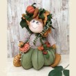 LA ZUCCA AURORA SEDUTA