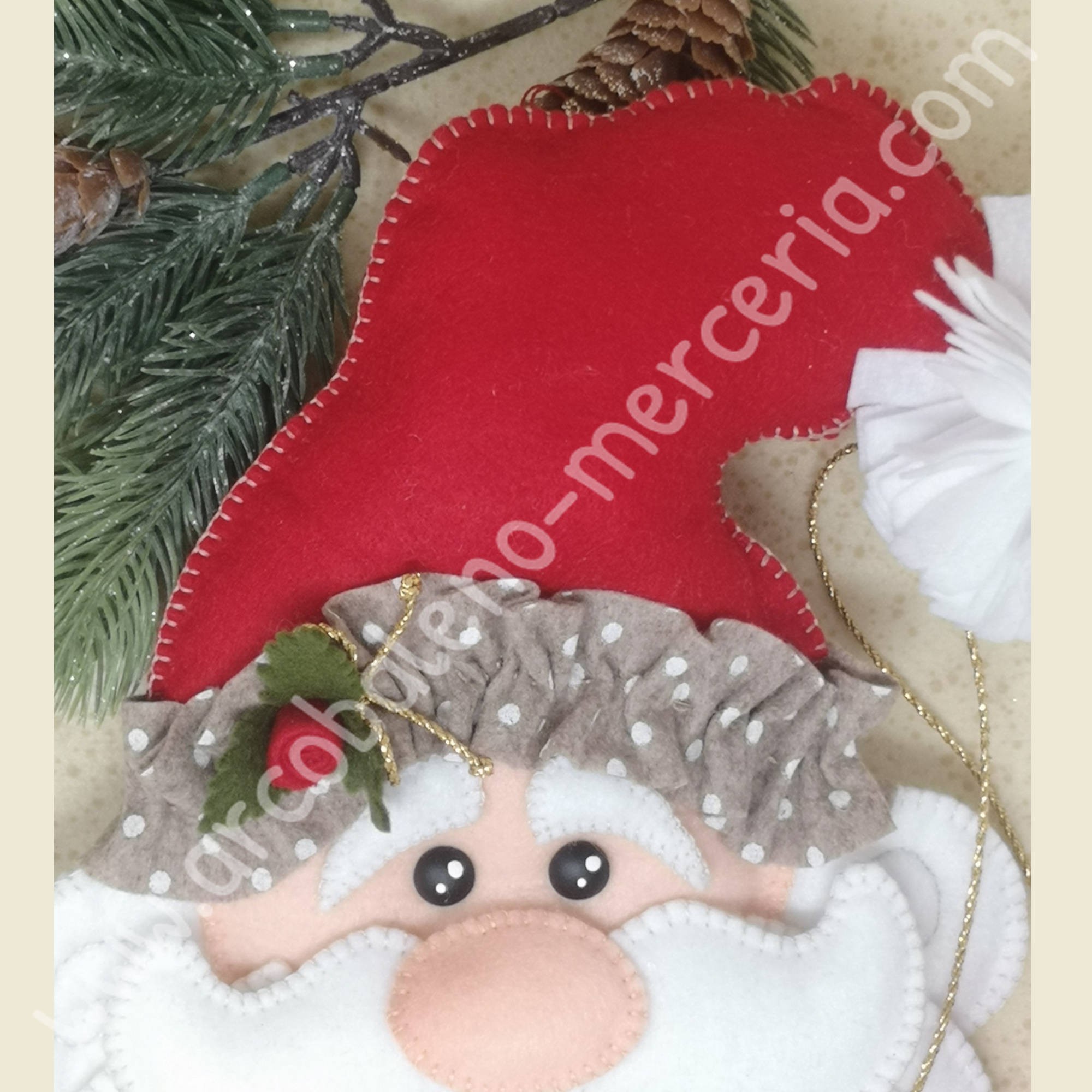 TRIS TESTINE BABBO NATALE
