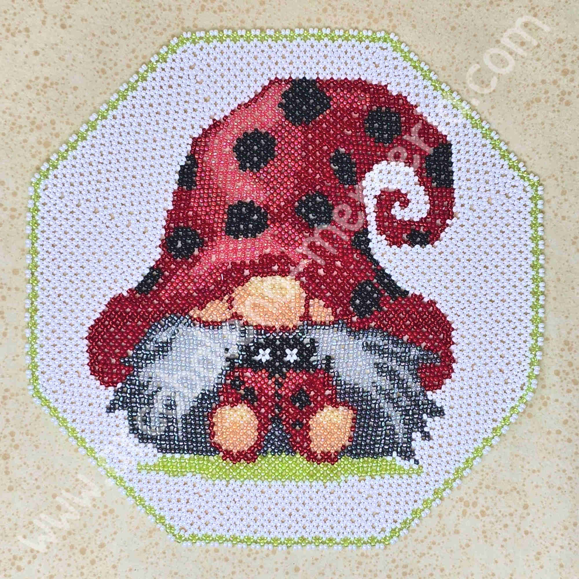 Gnomo con coccinella