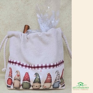 BORSA CON GNOMETTI PORTA TUTTO