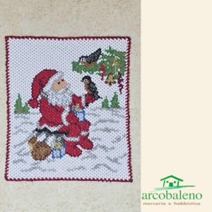 Babbo Natale con passerotti