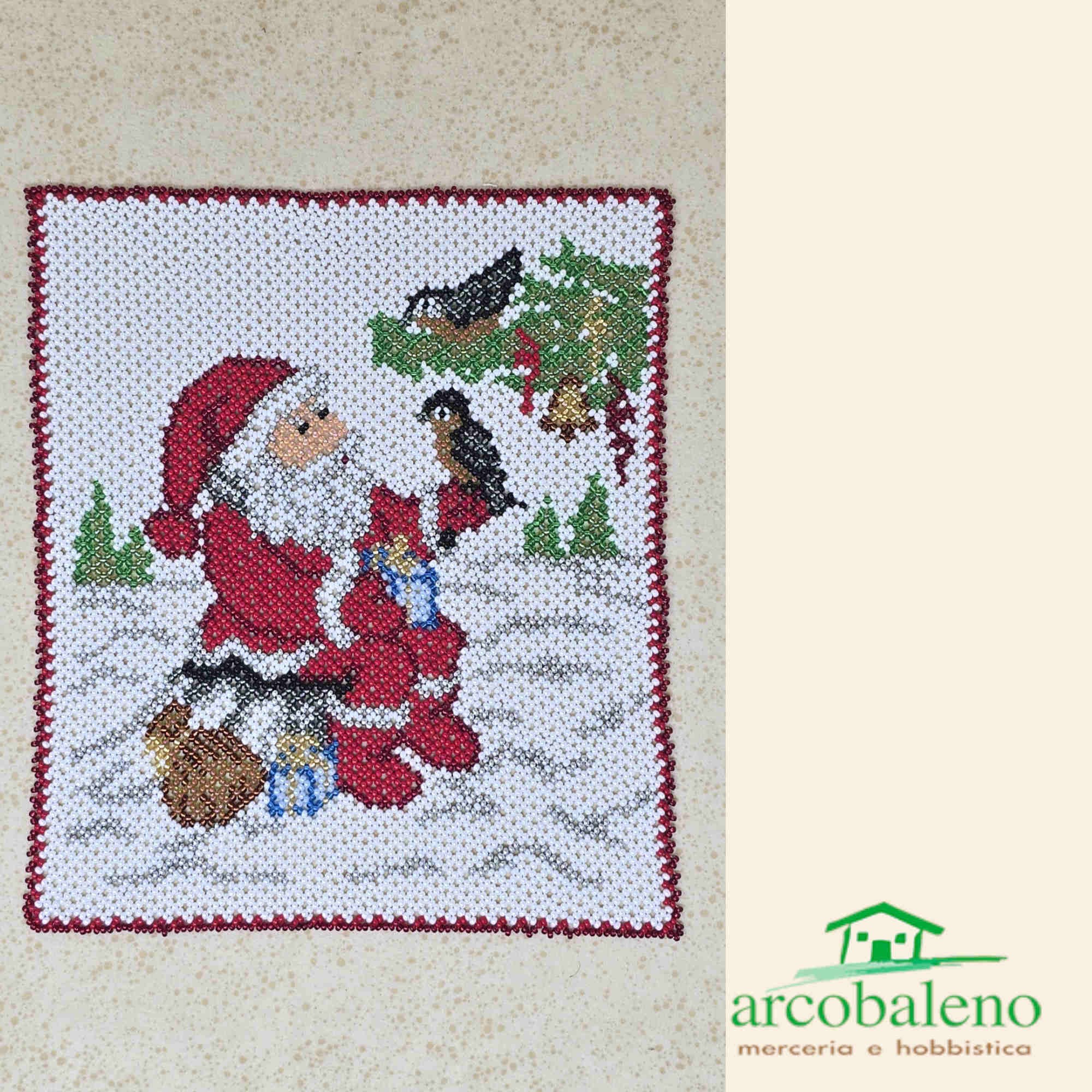 Babbo Natale con passerotti