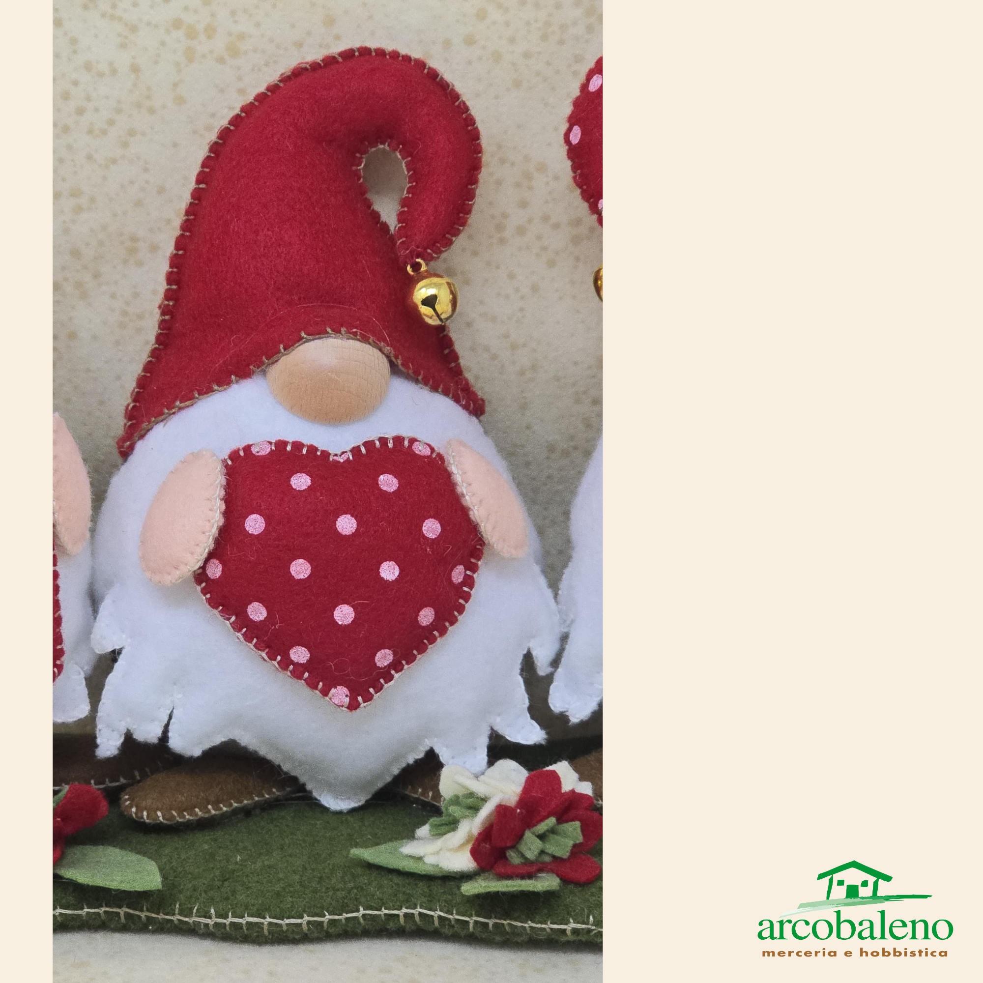 NOEL I QUATTRO GNOMETTI IN FILA