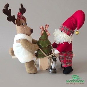 L'ALTALENA DI BABBO NATALE E RENNA