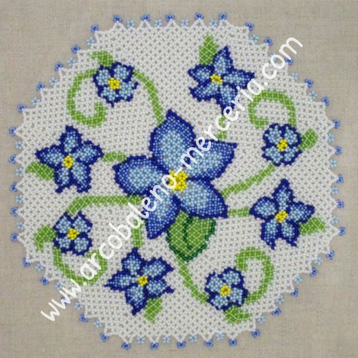 480 Blue Flowers