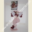 389 Ange De Style Francaise Con Supporto Rosa